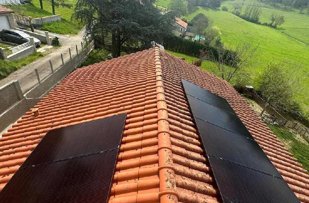 Panneaux photovoltaïques installés par ENR SOLAR 47 à Colayrac Saint Cirq (47)