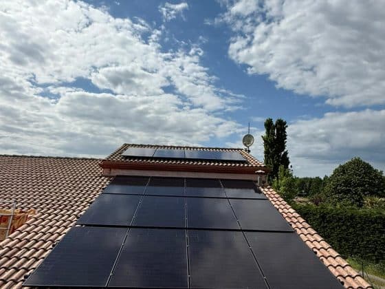 Sublime photo, de 16 panneaux photovoltaïques