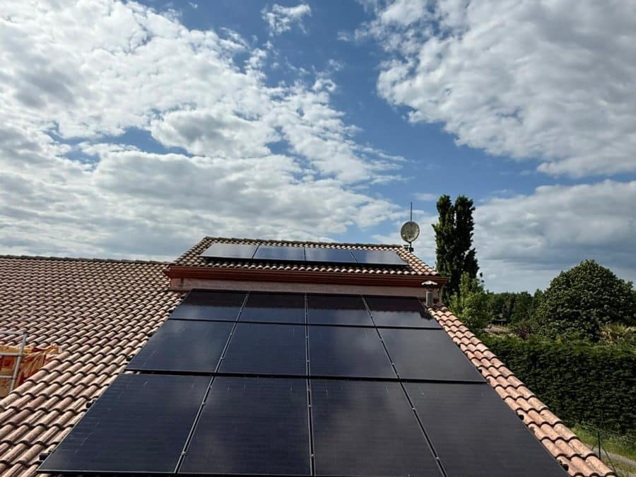 Sublime photo, de 16 panneaux photovoltaïques